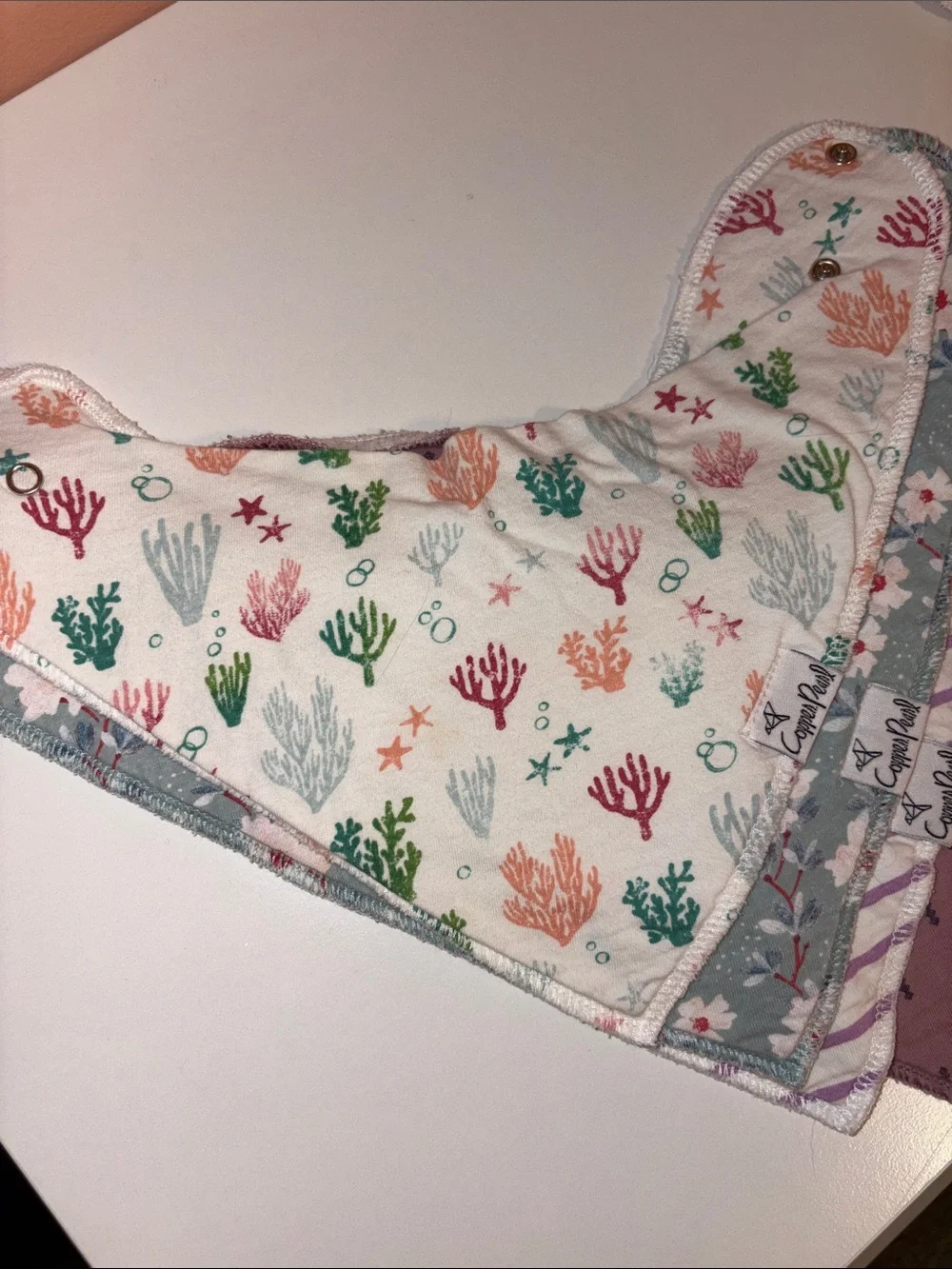 Copper Pearl | bandana bibs